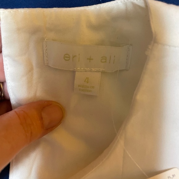 Anthropologie Eri + Ali Corset-Seamed Midi Dress Size 4 White NWT - Picture 5 of 12